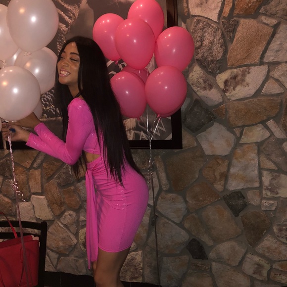 Bodycon pink dress - Picture 4 of 4